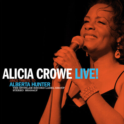 Alicia Crowe Alicia Crowe Sings Tribute To Alberta Hunter Live! - Record Album - Vinyl LP