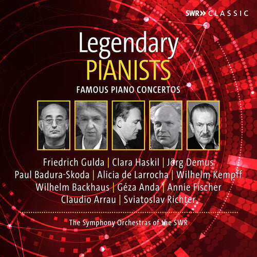 Alicia de Larrocha Legendary Pianists - Famous Piano Concertos - 10-Disc CD Album