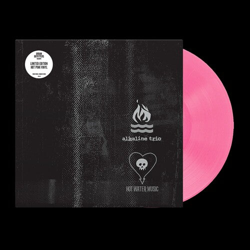 Alkaline Trio Split - Hot Pink - Record Album - Vinyl LP
