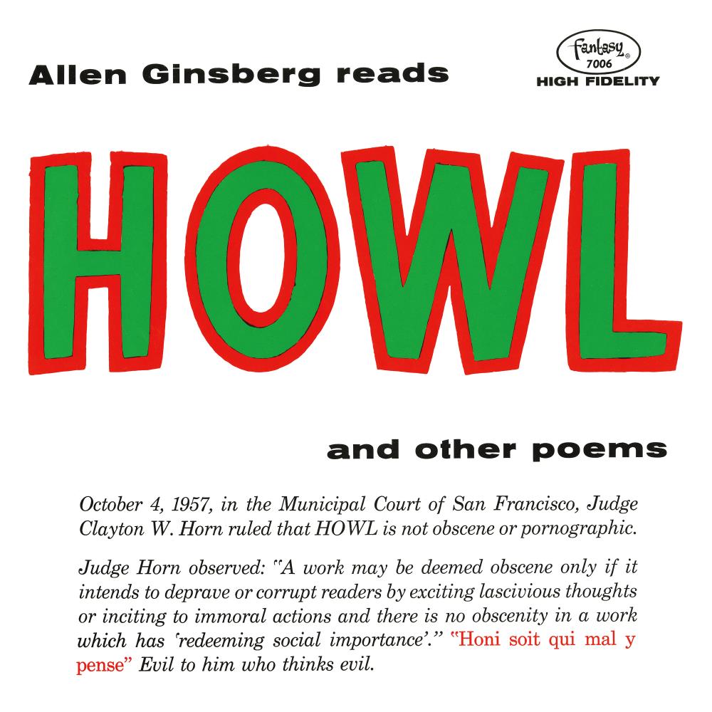 Allen Ginsberg Howl And Other Poems - Record Album - Vinyl LP