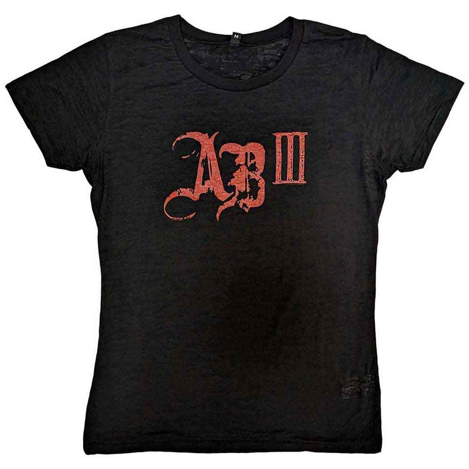 Alter Bridge AB III Red Logo Black