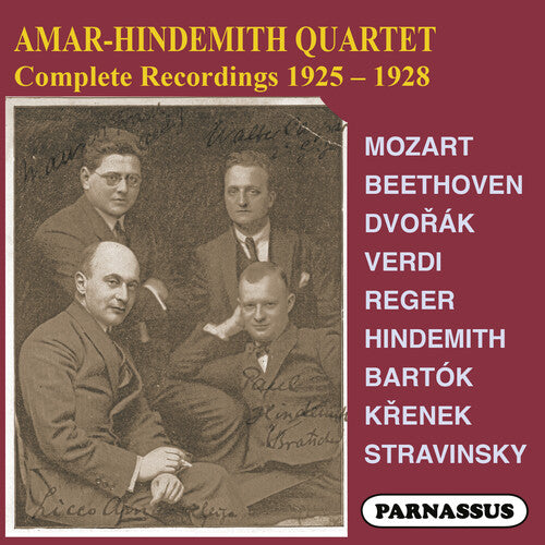 Amar-Hindemith Quartet Amar-Hindemith Quartet complete recordings 1925-8 - 3-Disc CD Album