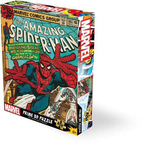 Amazing Spider-Man #186 300PC Marvel Comics The Amazing Spider-Man #186 contains 300pc 18x12 in 3D Lenticular Puzzle - CD Album