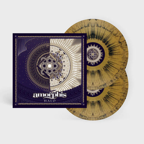 Amorphis Halo - Gold & Black Dust Splatter Colored Vinyl - Double Record Album - Vinyl LP