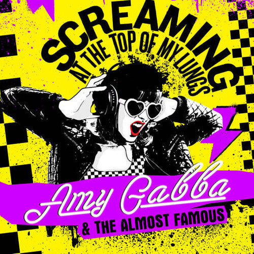 Amy Gabba & the Almost Famous Screaming At The Top Of My Lungs - Record Album - Vinyl LP