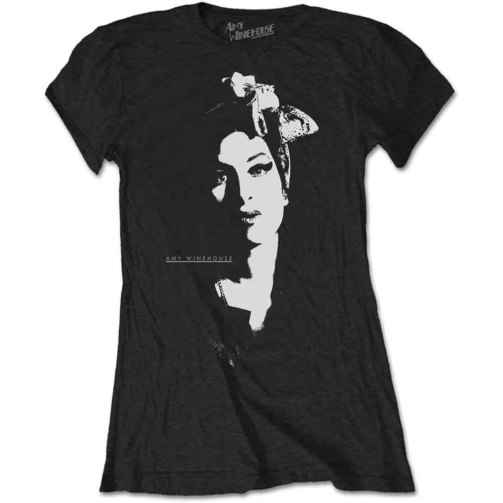 Amy Winehouse Scarf Portrait Black