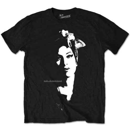 Amy Winehouse Scarf Portrait Black