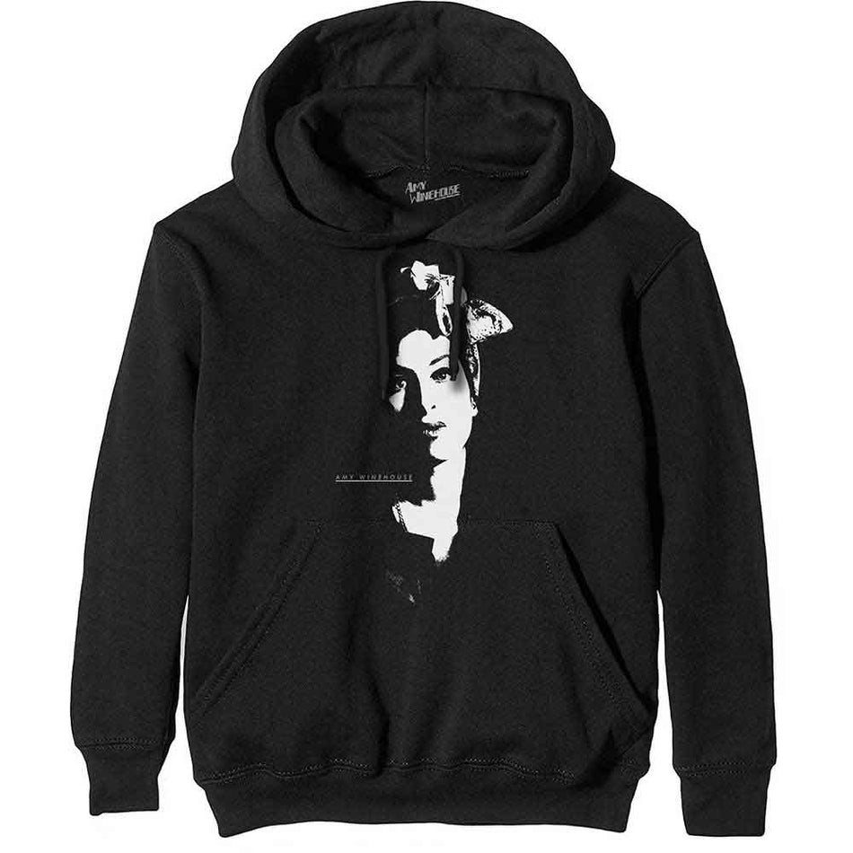 Amy Winehouse Scarf Portrait Black