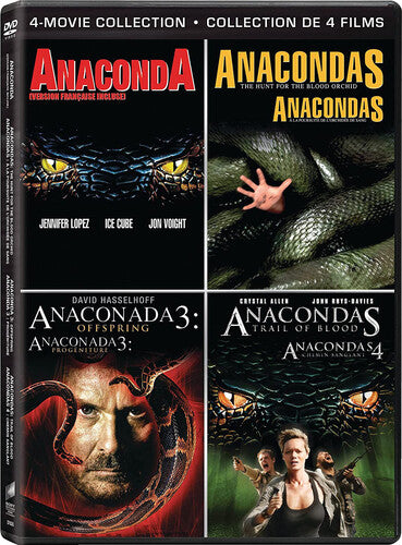 Anaconda / 3: Offspring / Hunt for Blood / Trail Anaconda: 4-Movie Collection - 4-Disc DVD Set