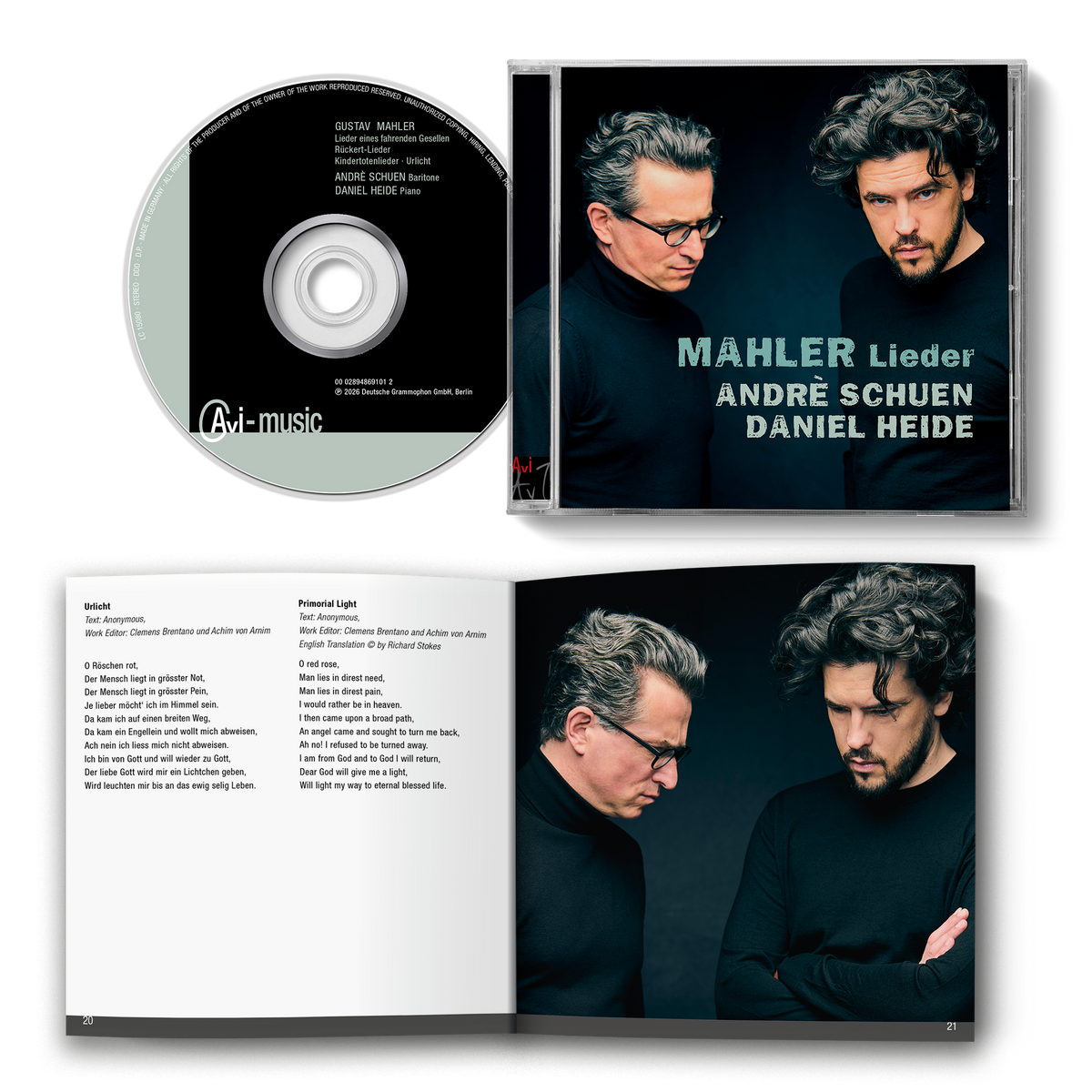 Andrè Schuen/Daniel Heide Mahler: Lieder [CD]