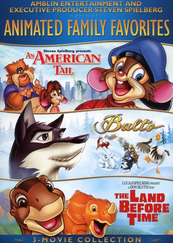 Animated Family Favorites 3-Movie Collection - 2-Disc DVD Set