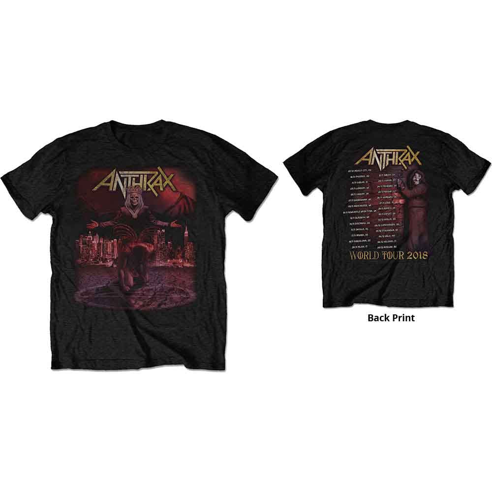 Anthrax Bloody Eagle World Tour 2018 Black