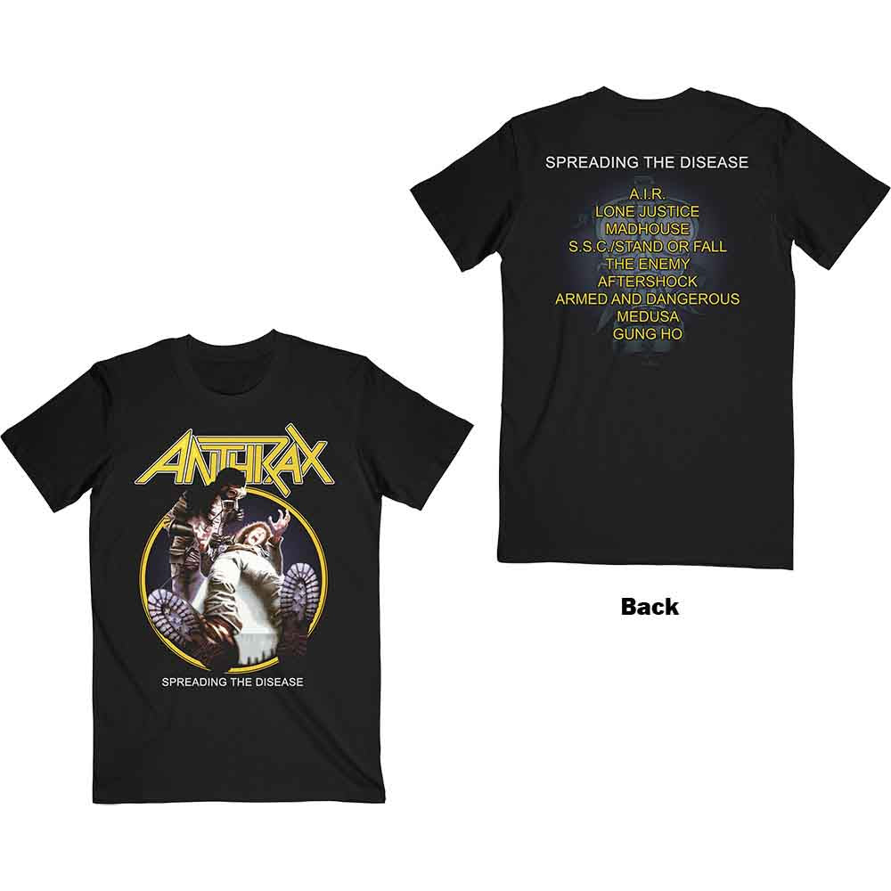 Anthrax Spreading The Disease Track list Black