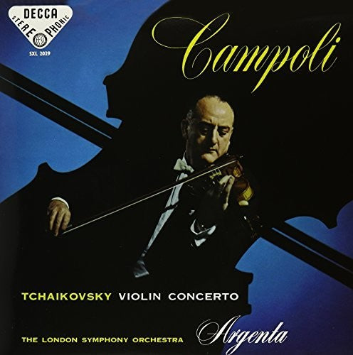Argenta Campoli Tchaikovsky: Violin Concerto In D Major Op 35 - Record Album - Vinyl LP