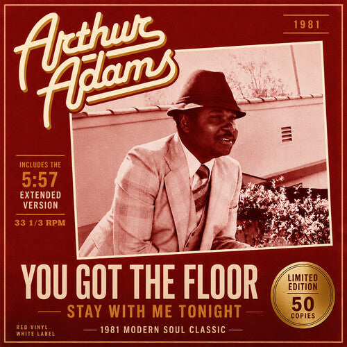 Arthur Adams You Got The Floor / Stay With Me Tonight - Record Album - Vinyl LP