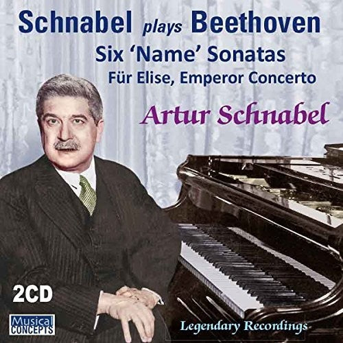 Arthur Schnabel Beethoven: 6 Name Sonatas Fur Elise Emperor - 2-Disc CD Album