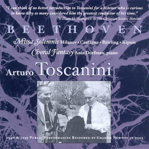 Arturo Toscanini Missa Solemnis / Fantasia - 2-Disc CD Album