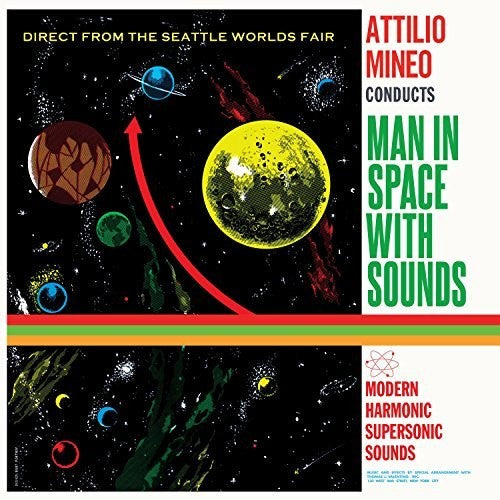 Attilio Mineo Man In Space With Sounds - Record Album - Vinyl LP