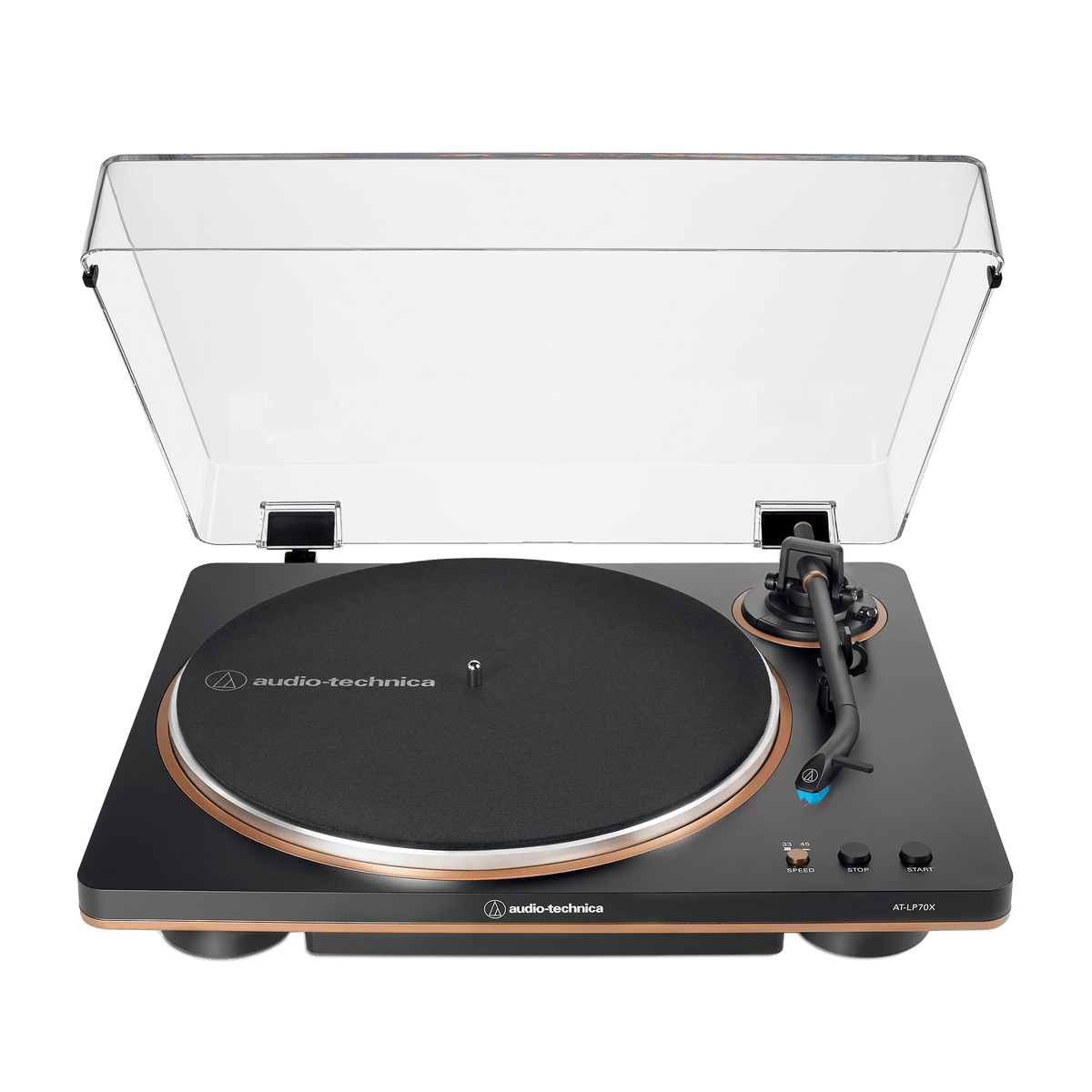 Audio Technica AT-LP70X-BZ - FULLY AUTO BELT-DRIVE TT, BLACK/BRONZE