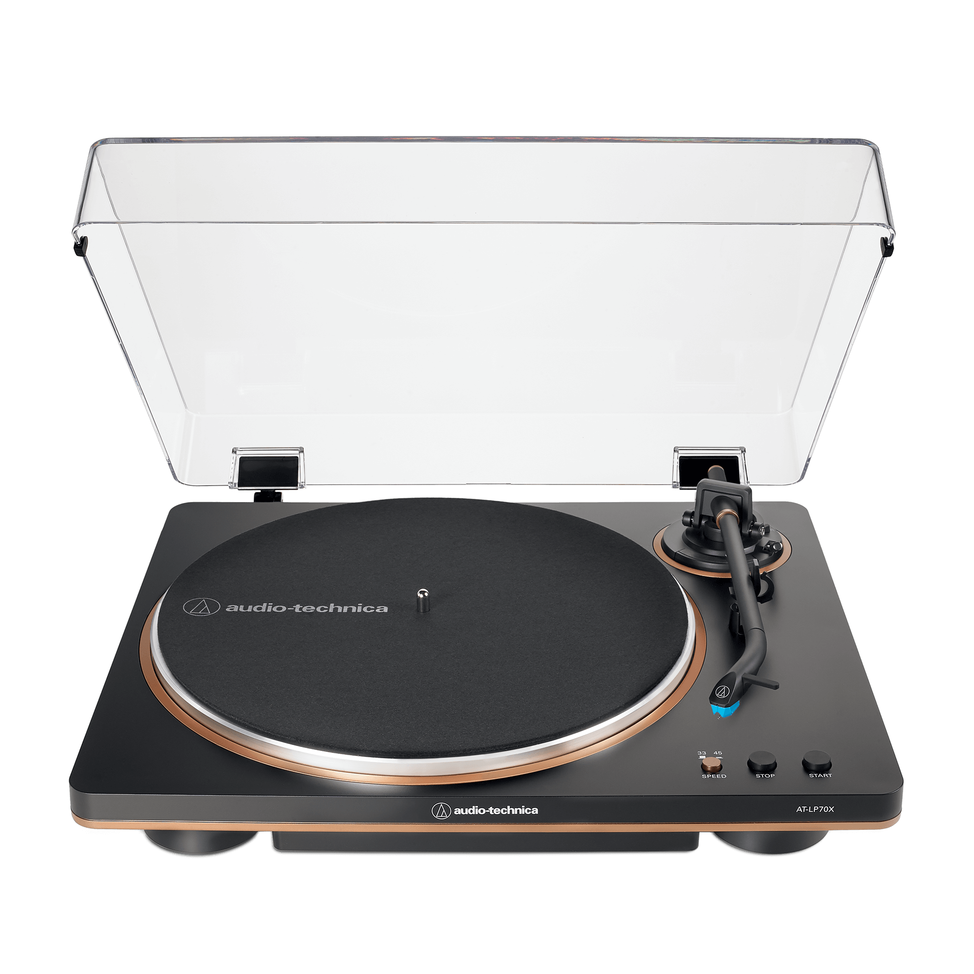 Audio Technica AT-LP70X-BZ - FULLY AUTO BELT-DRIVE TT, BLACK/BRONZE