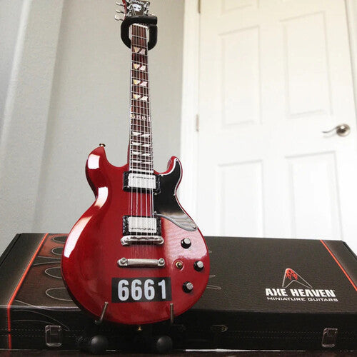 Avenged Sevenfold Zacky Vengeance 6661 Red 10 Inch Miniature Guitar Replica Collectible - Collectible