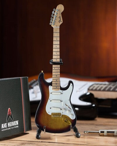 Axe Hvn Fender Strat 60th Anniversary Sunbur Fender Stratocaster 60th Anniversary Sunburst 10 Inch Miniature Guitar - CD Album