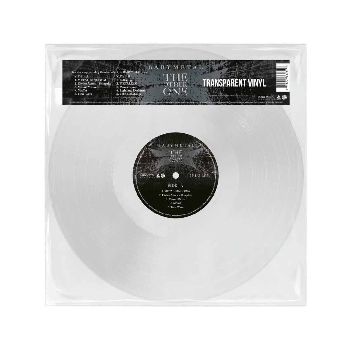 Babymetal The Other One - Record Album - Vinyl LP
