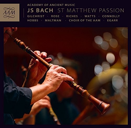 Bach, J.S. / Aam / Choir of the Aam / Egarr St. Matthew Passion - 3-Disc CD Album
