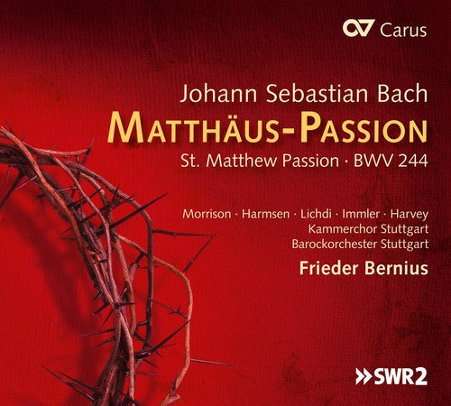 Bach, J.S. / Morrison, Hannah / Harmsen, Sophie Bach: St. Matthew Passion BWV 244 - 3-Disc CD Album
