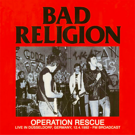 Bad Religion Operation Rescue: Live in Düsseldorf, 1992 (Limited Edition, Red Vinyl) [Import]