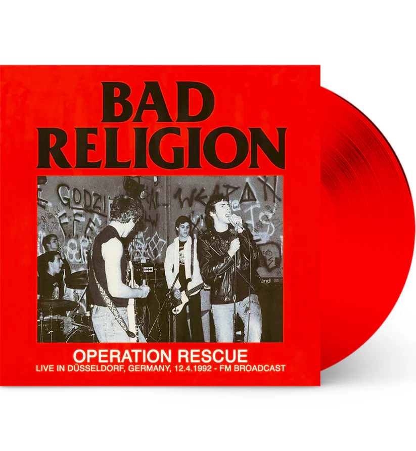Bad Religion Operation Rescue: Live in Düsseldorf, 1992 (Limited Edition, Red Vinyl) [Import]