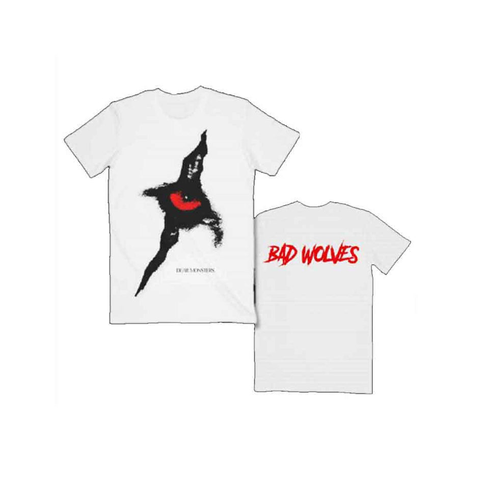 Bad Wolves Dear Monsters Eye & Logo White