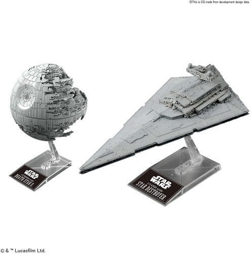 Bandai Star Wars Plastic Model Star Wars Death Star II 1/2,700,000 & Star Destroyer 1/14,500, BandaiStar Wars Plastic Model - CD Album