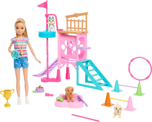 Barbie Barbie and Stacie to the Rescue Puppy Playground Playset with Doll - Consumer Accessories