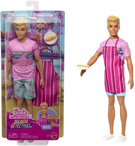 Barbie Barbie Mysteries: Beach Detectives Ken Doll and Accessories - CD Album