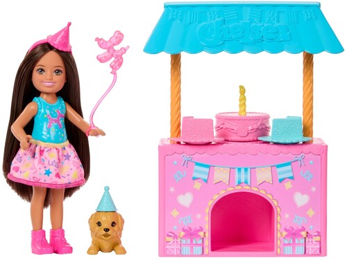 Barbie Chelsea Barbie Club Chelsea Surprise Birthday Party Playset with Small Doll, Brunette - CD Album
