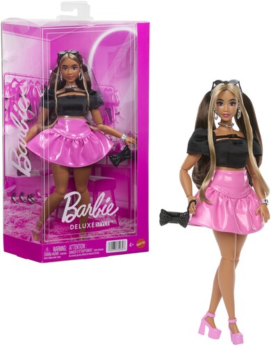 Barbie Deluxe Style Barbie Deluxe Style Black Top Pink Skirt Set - CD Album