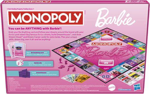 Barbie Monopoly: Barbie Edition - Board Game (Table Top Game)