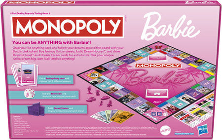 Barbie Monopoly: Barbie Edition - Board Game (Table Top Game)