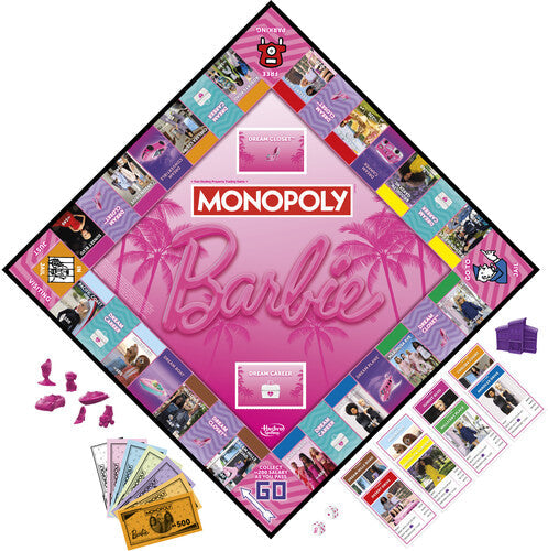Barbie Monopoly: Barbie Edition - Board Game (Table Top Game)