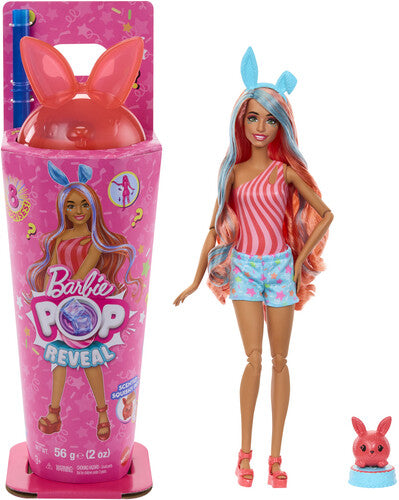 Barbie Pop Reveal Barbie Pop Reveal Shakes Series, Scented Bright Bunny Fashion Doll & Pet with Accessories - CD Album