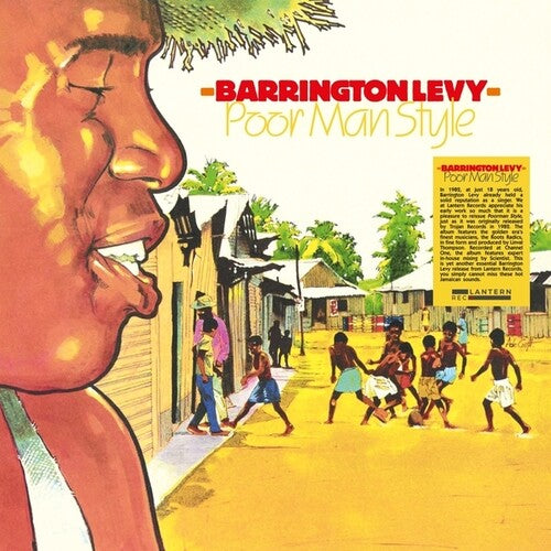 Barrington Levy Poor Man Style - Record Album - Vinyl LP