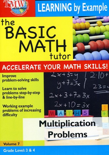 Basic Math Tutor Multiplication Problems Basic Math Tutor Multiplication Problems - DVD