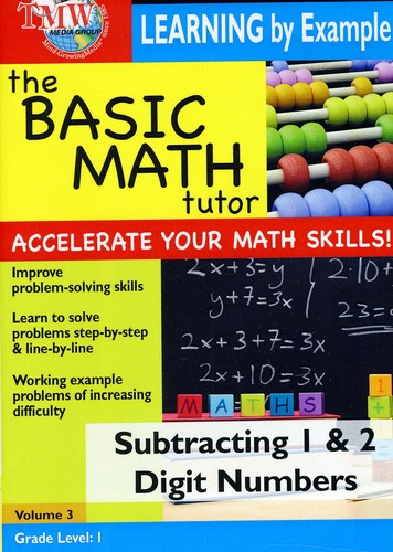 Basic Math Tutor Subtracting 1 & 2 Digit Numbers Basic Math Tutor Subtracting 1 & 2 Digit Numbers - DVD