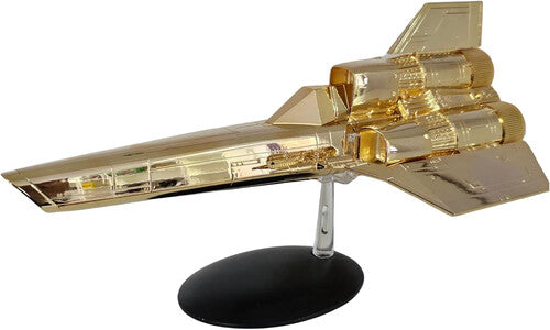 Battlestar Galactica Classic Viper Mk I Gold Battlestar Galactica - Viper Mark I (TOS) Gold Edition Die-Cast 10.5" Ship