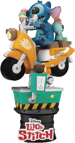 Beast Kingdom Beast Kingdom - Lilo & Stitch - D-Stage - Stitch Coin Ride 6" Statue