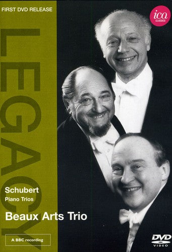Beaux Arts Trio Plays Schubert - DVD