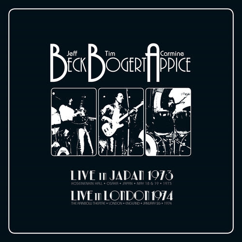 Beck Bogert & Appice Live 1973 & 1974 - Record Album - Vinyl LP