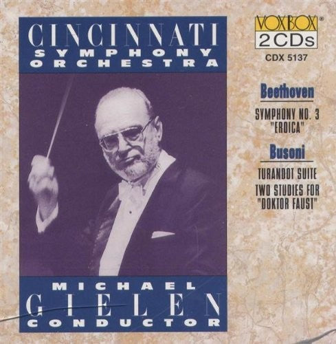 Beethoven / Beethoven / Busoni / Gielen Sym No 3 - 2-Disc CD Album