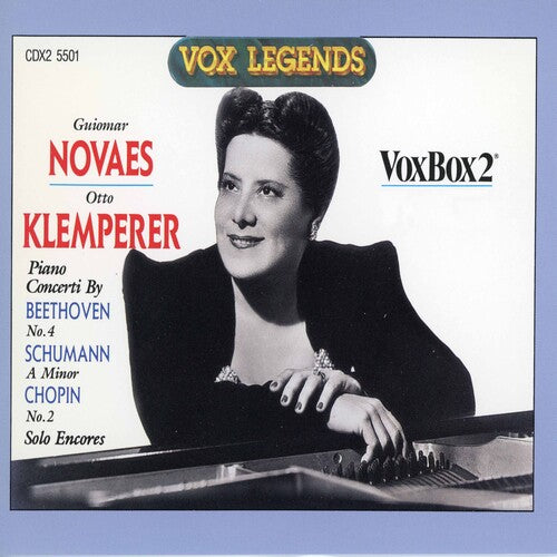 Beethoven / Novaes, Guiomar / Klemperer, Otto Beethoven & Chopin & Schumann Piano Concerti - 2-Disc CD Album